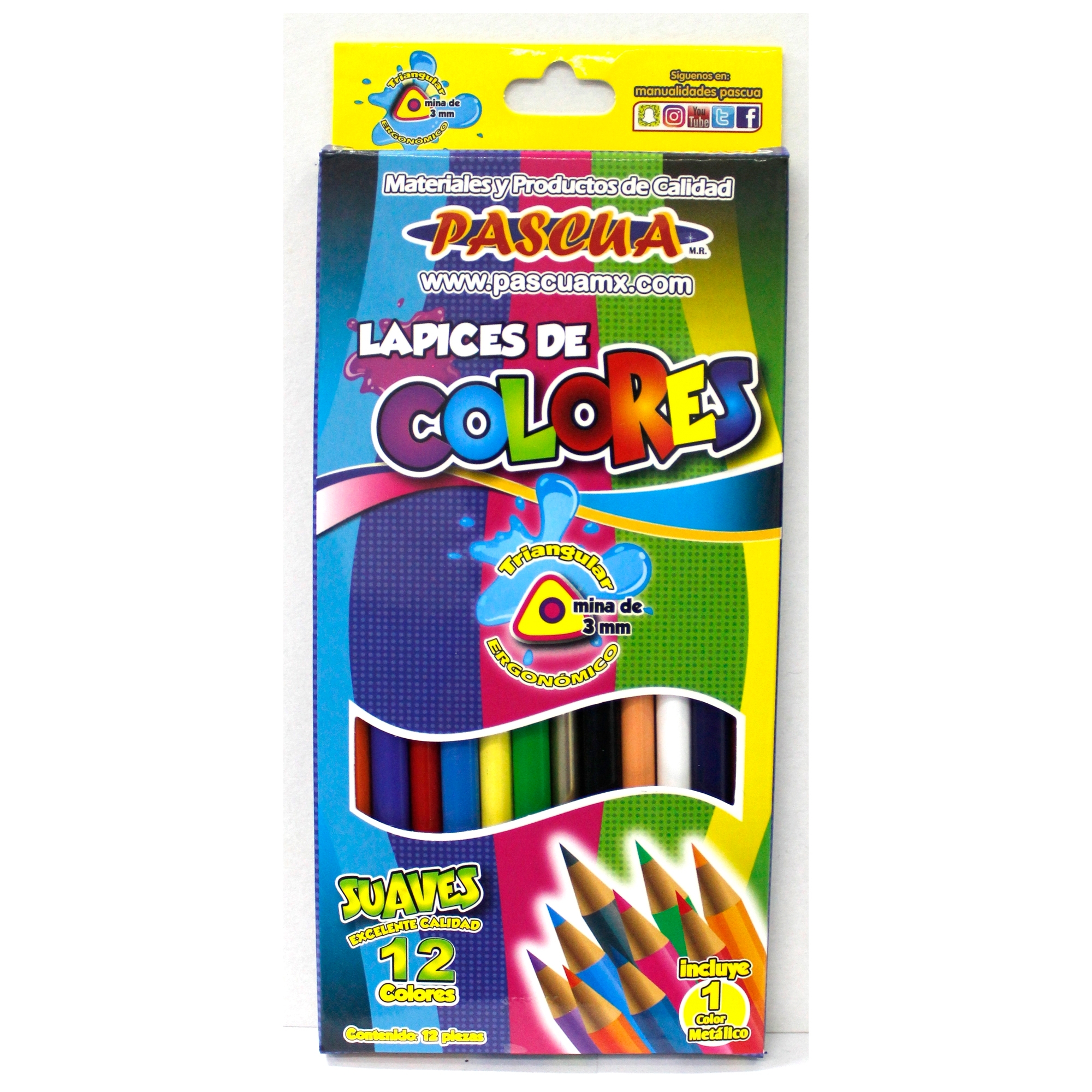 12 Lapices De Colores Para Actividades Creativas Con Niños