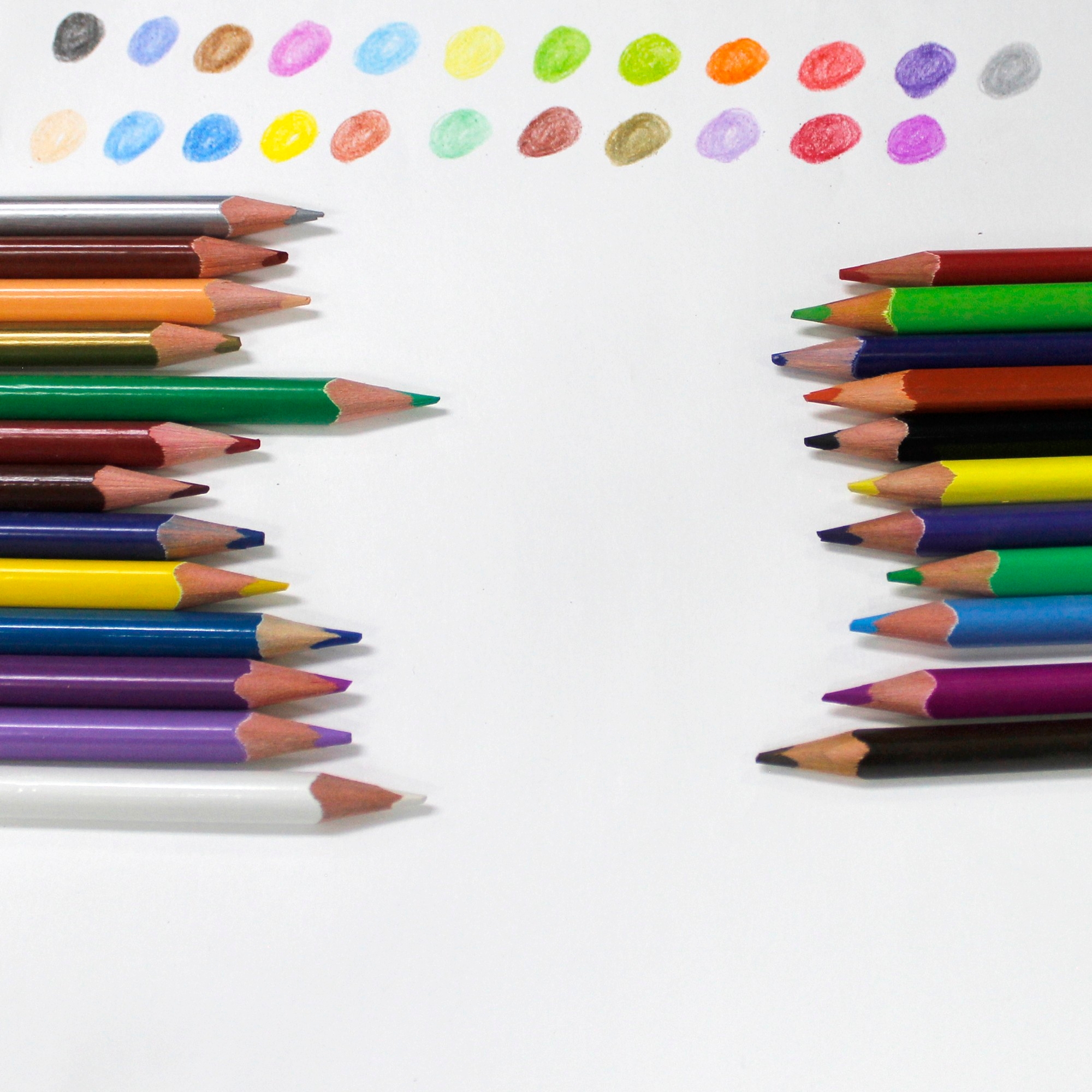 24 Lapices De Colores Para Actividades Creativas Con Niños