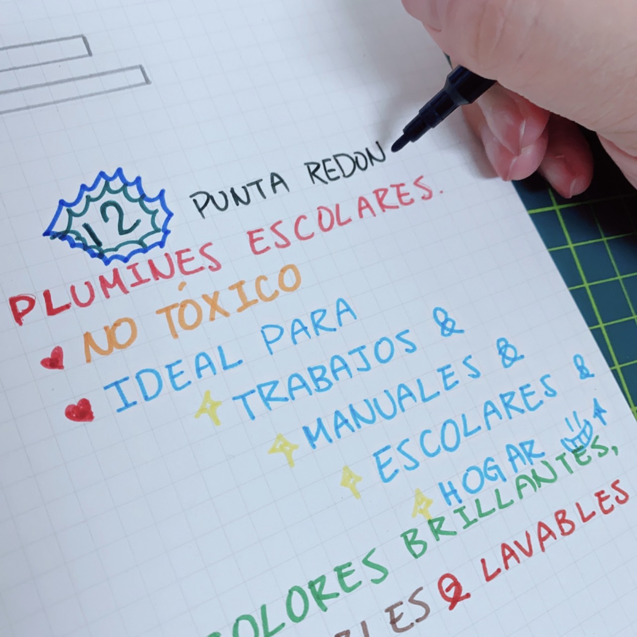 12 Plumines Escolares Para Trabajos Manuales Y Escolares
