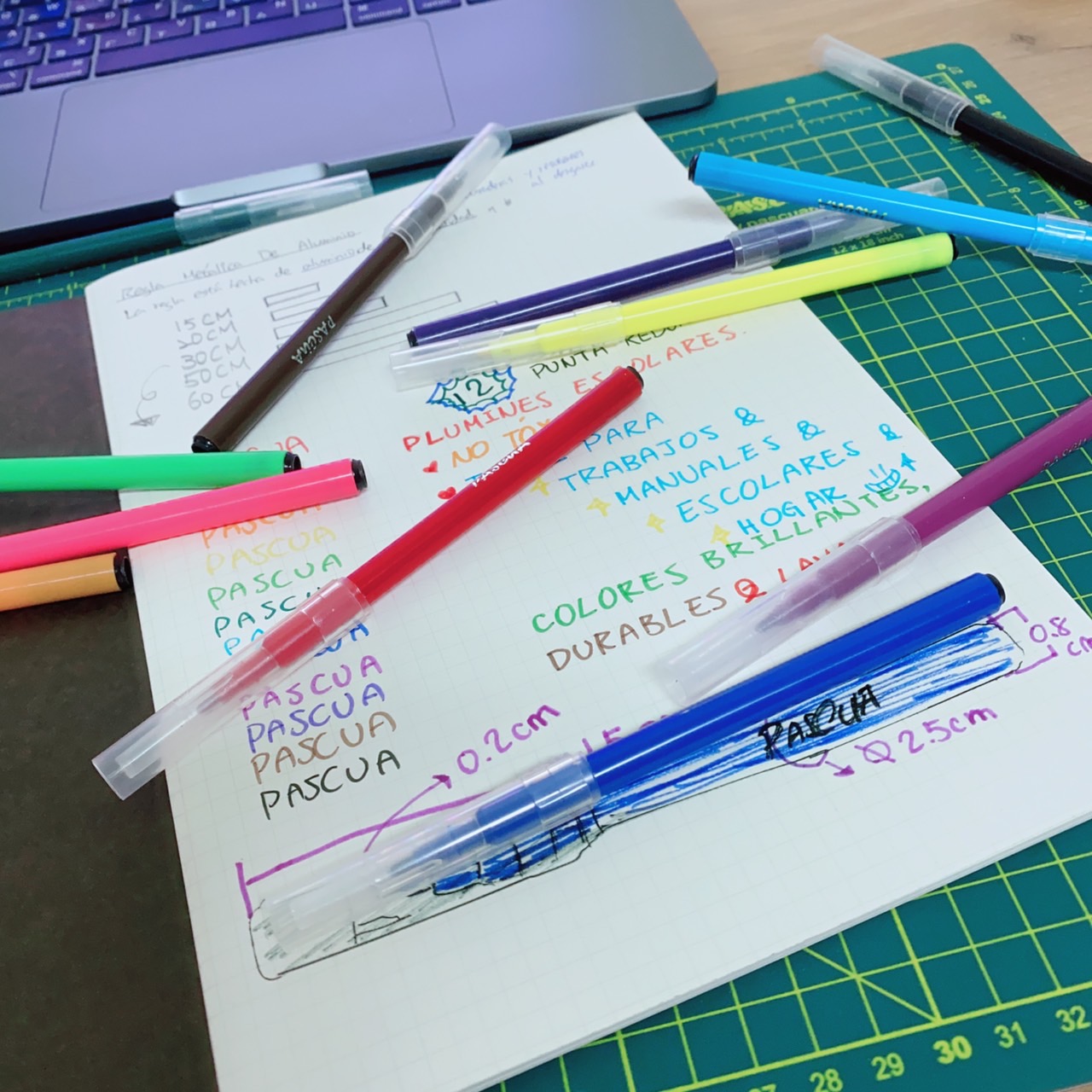 12 Plumines Escolares Para Trabajos Manuales Y Escolares