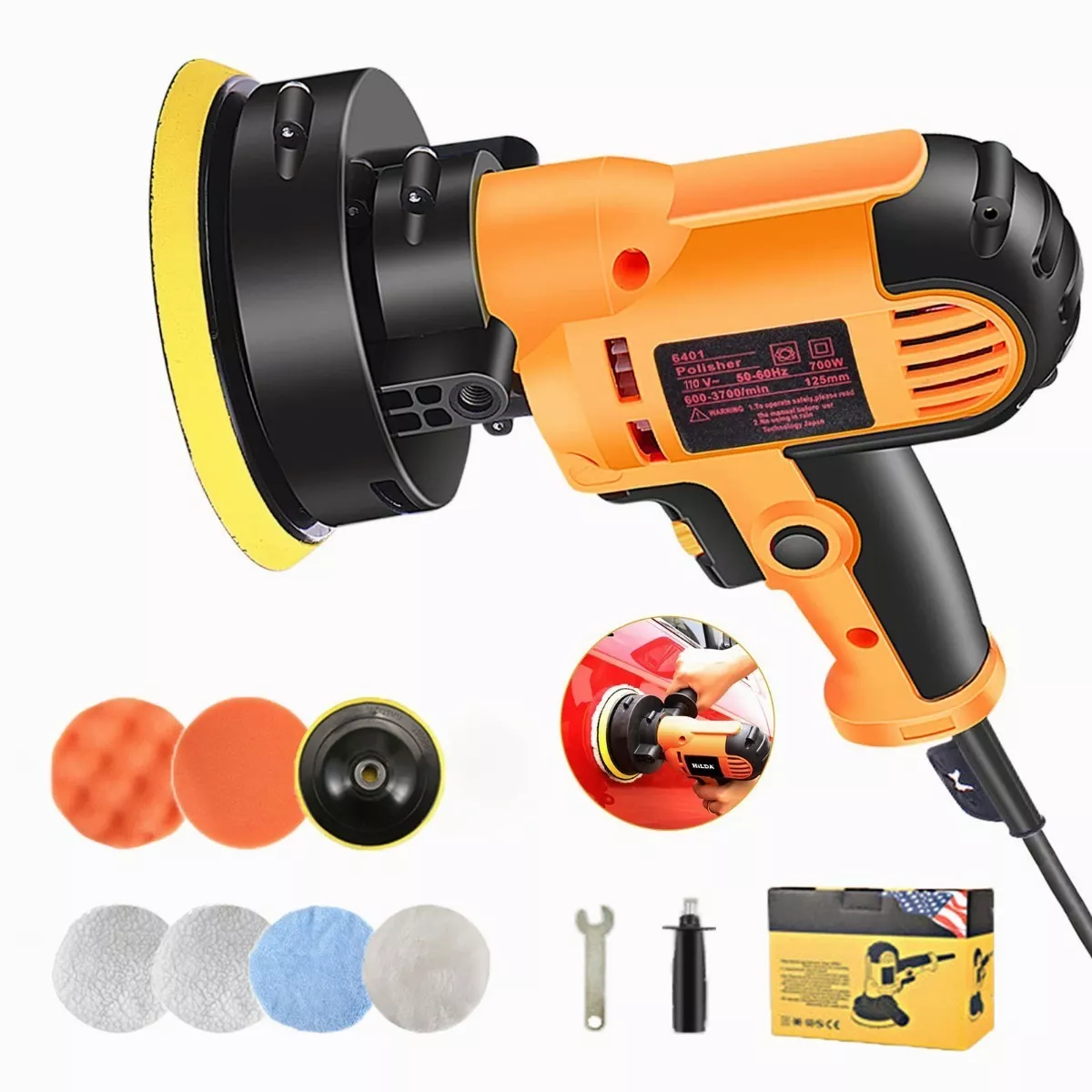 Pulidora Lijadora Para Autos Encerado Velocidad Ajustable