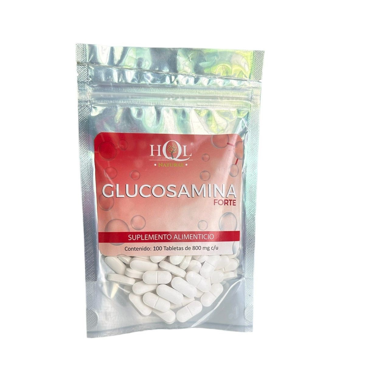 GLUCOSAMINA 100 TABLETAS 800MG HQL