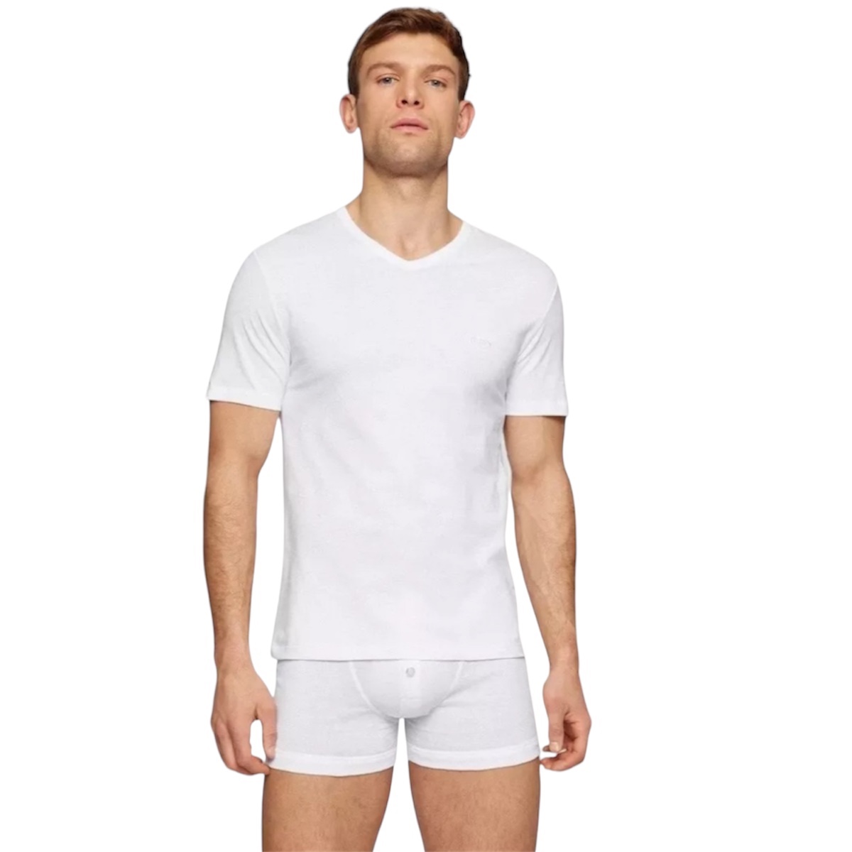 Playeras Hugo Boss Cuello V Regular Fit 3pck - 100% Original