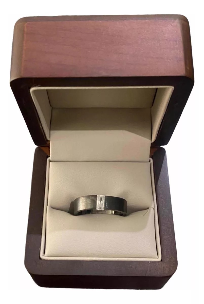 Anillo De Promesa Para Caballero Oro 18k + Regalo