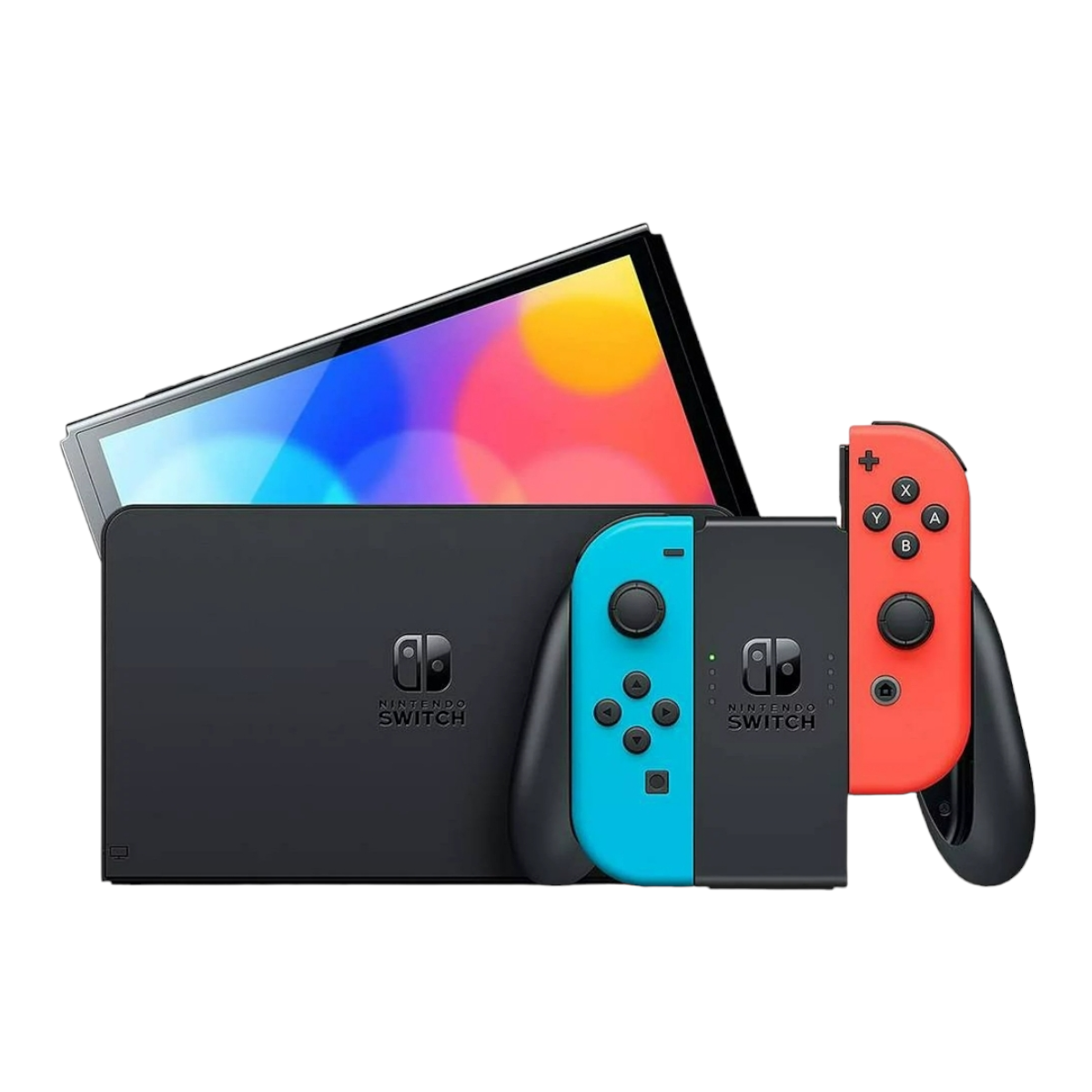 Consola de video juegos Nintendo Switch  OLED 64GB Standar Neon