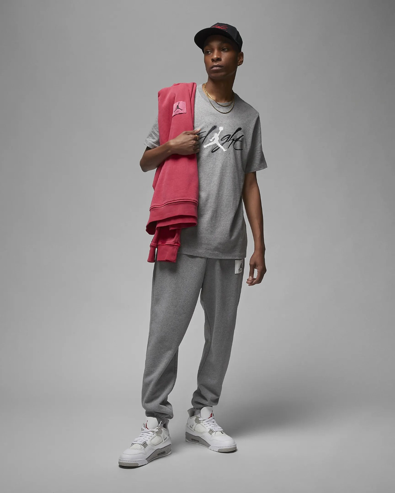 Playera Nike Air Jordan Graphic  FB7465-091 Casual