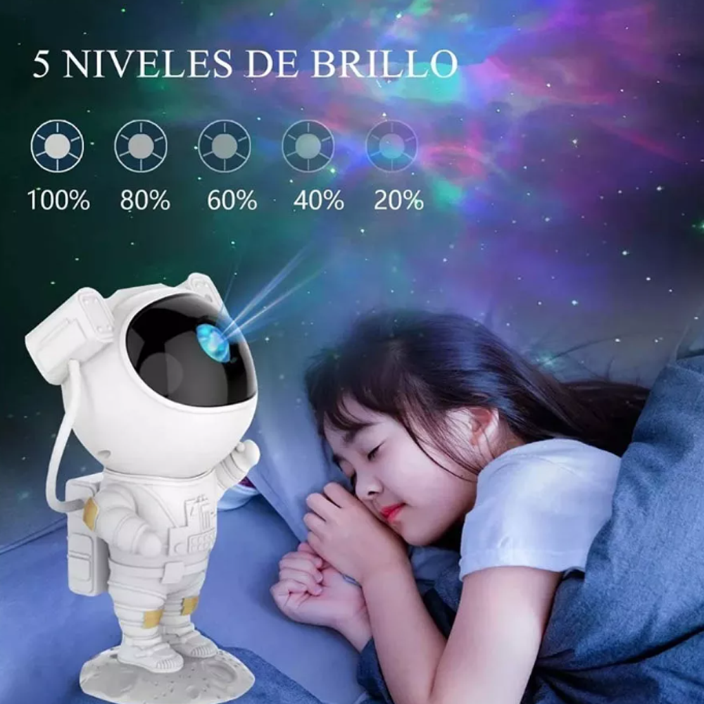 Astronauta Proyector De Estrellas Lamparas Led Bluetooth.