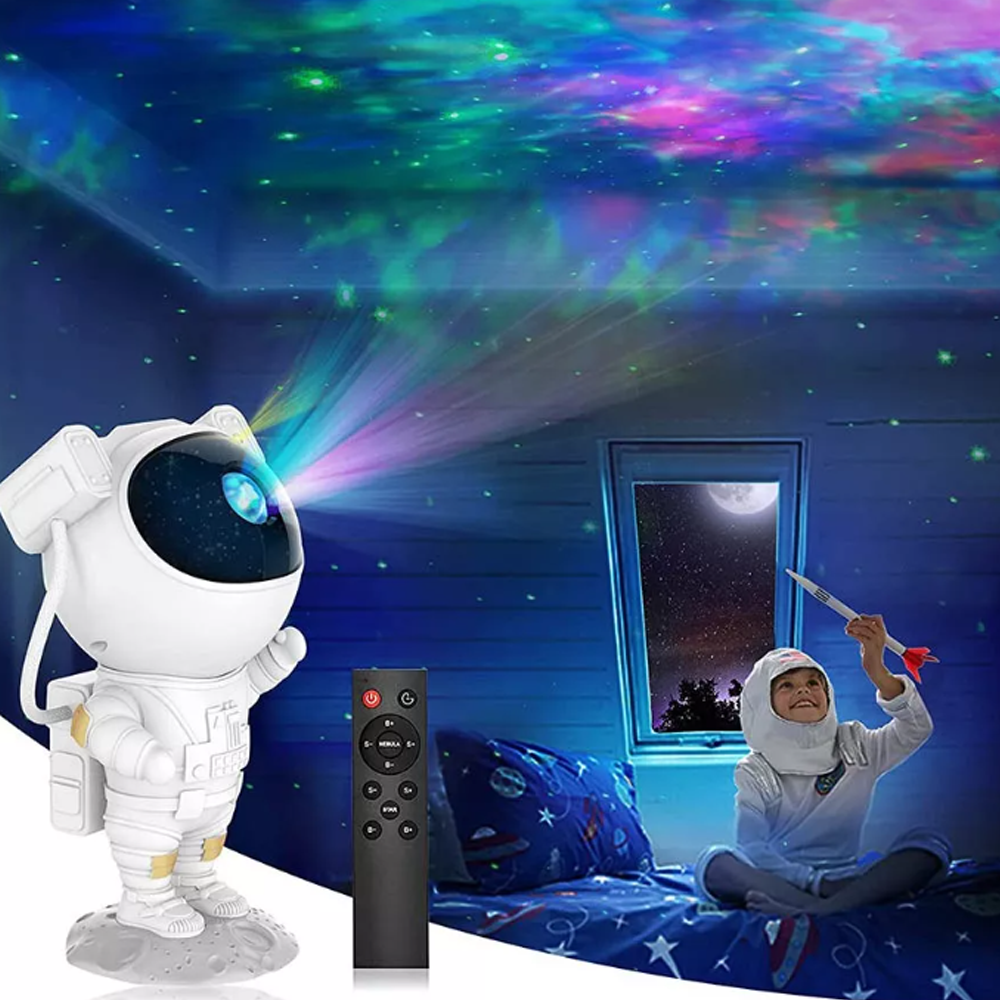 Astronauta Proyector De Estrellas Lamparas Led Bluetooth.