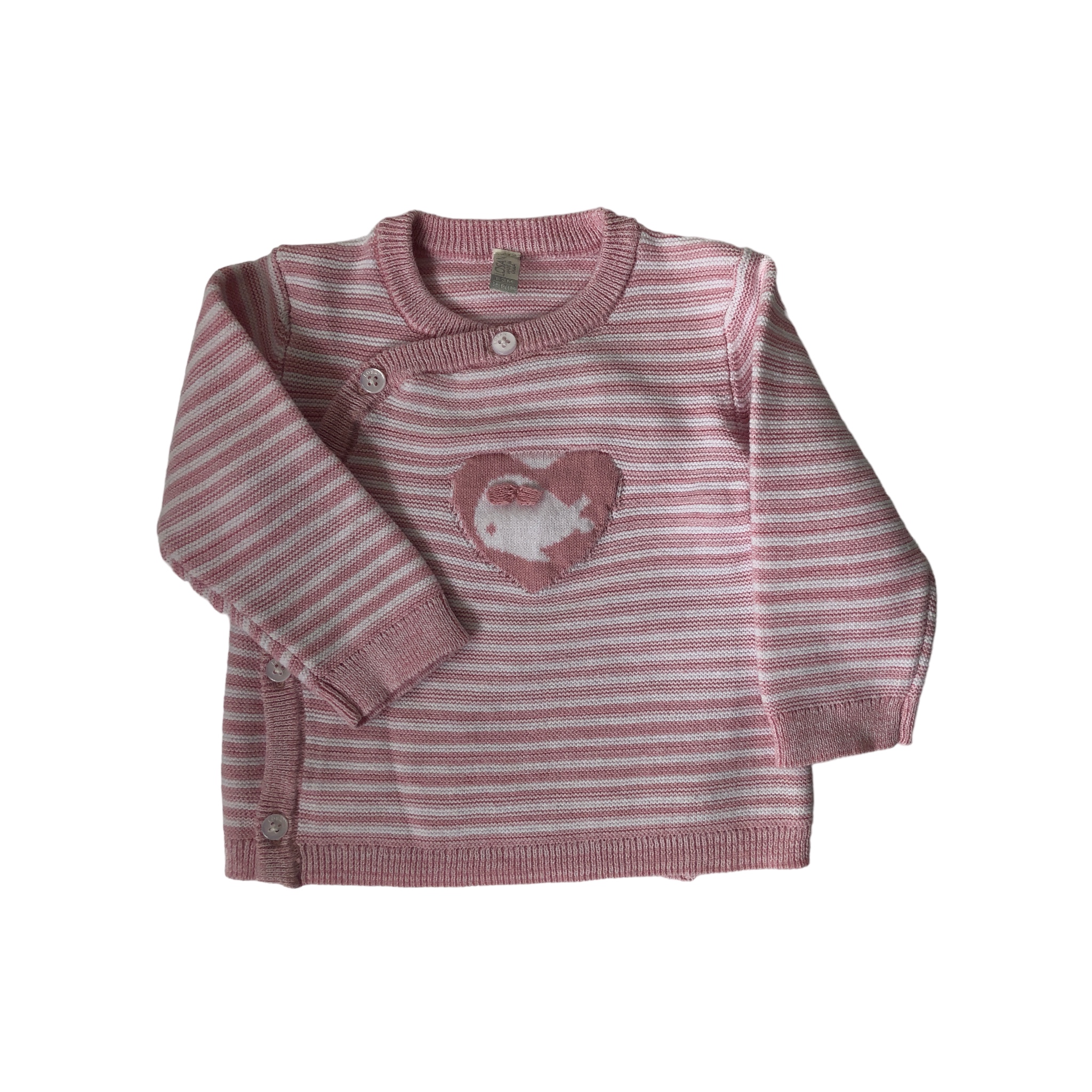 Conjunto de suéter y pantalón color rosa para bebé niña Losan