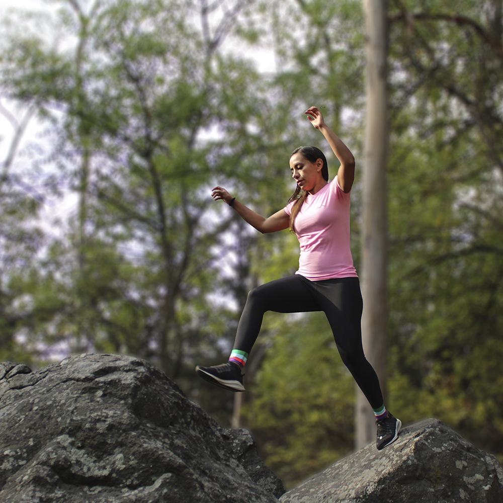 Playera Rosa KON TIKI para Mujer, Outdoor y Casual Manga Corta Cuitzmala-PK