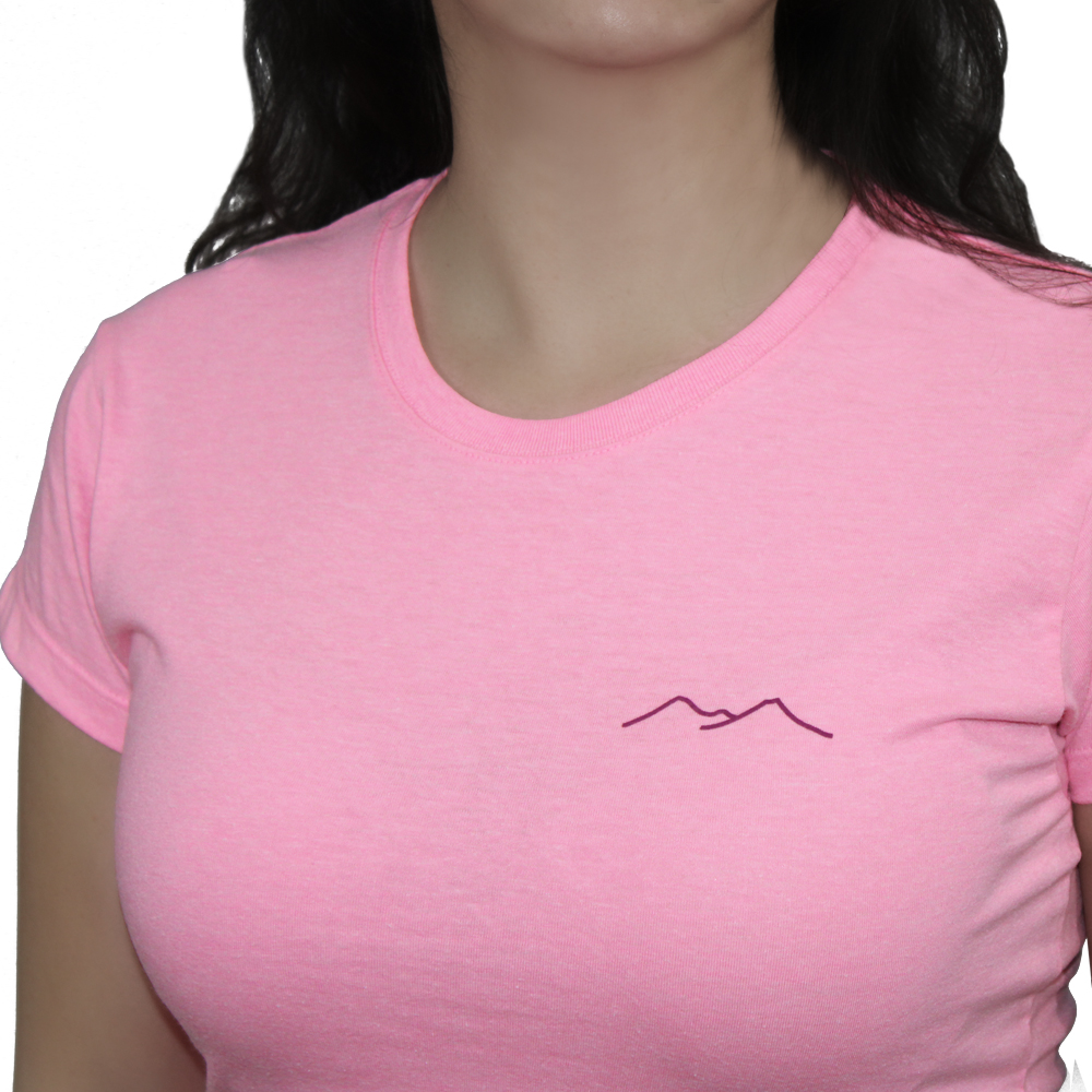 Playera Rosa KON TIKI para Mujer, Outdoor y Casual Manga Corta Cuitzmala-PK