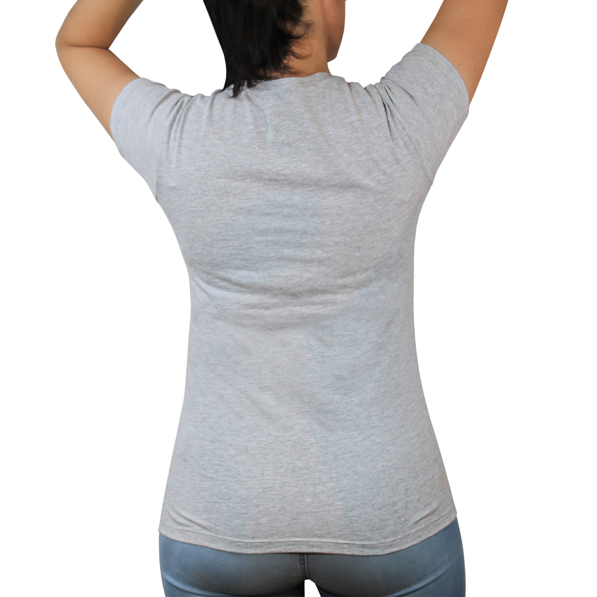 Playera Gris KON TIKI para Mujer, Outdoor, Aventura y Casual Manga Corta Peñamiller-GR