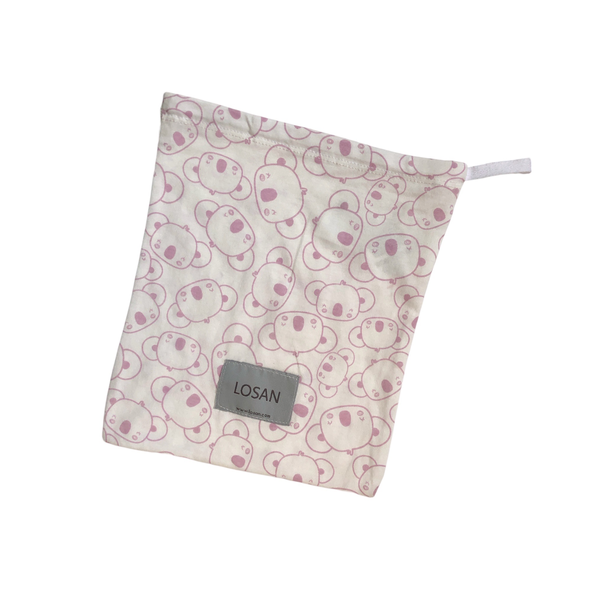 Pijama mameluco osos rosas para bebé niña Losan.