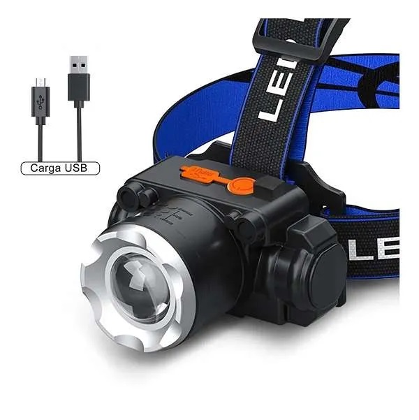 Lampara de Cabeza Led Usb recargable