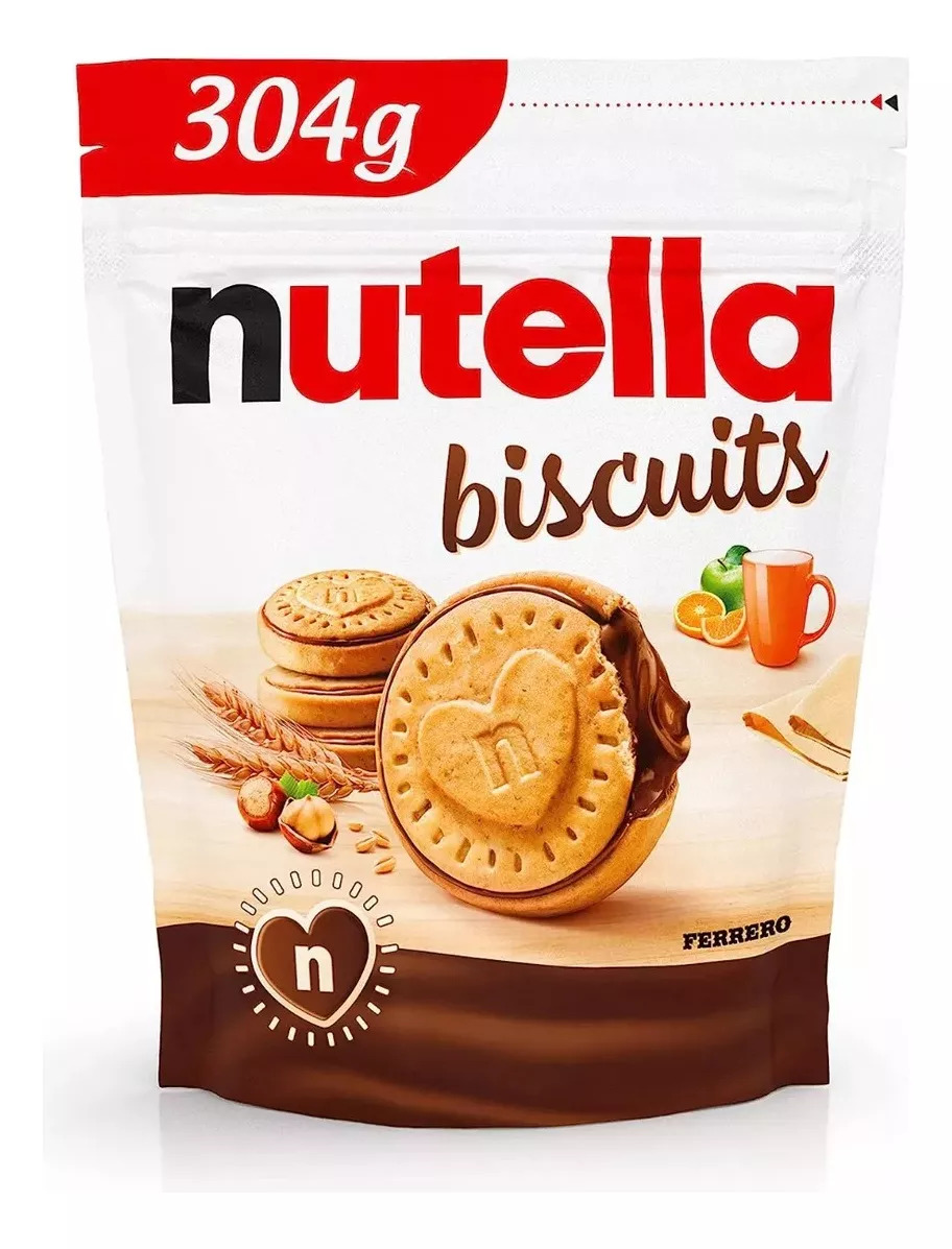 Nutella Biscuits 304 G Galletas Con Avellana