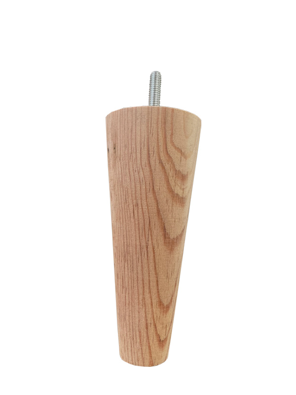 4 PATAS DE MADERA AL NATURAL REPUESTO PARA SALA BASE CAMAS ESPACIO MUEBLES.