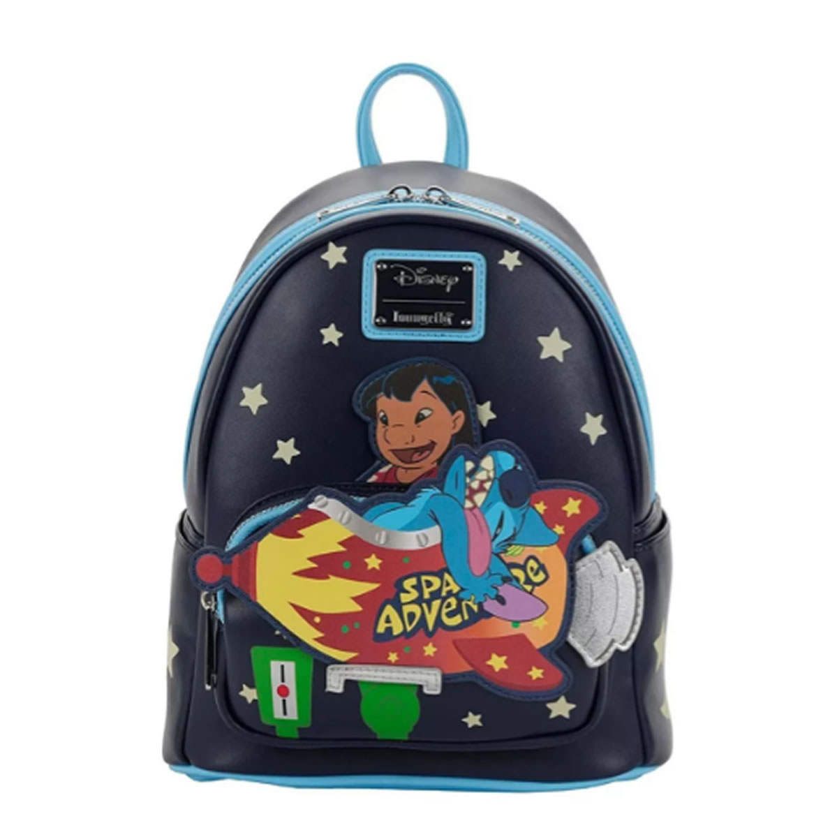 Loungefly Mini  Bolsa Backpack Lilo & Stitch Space Glow Disney