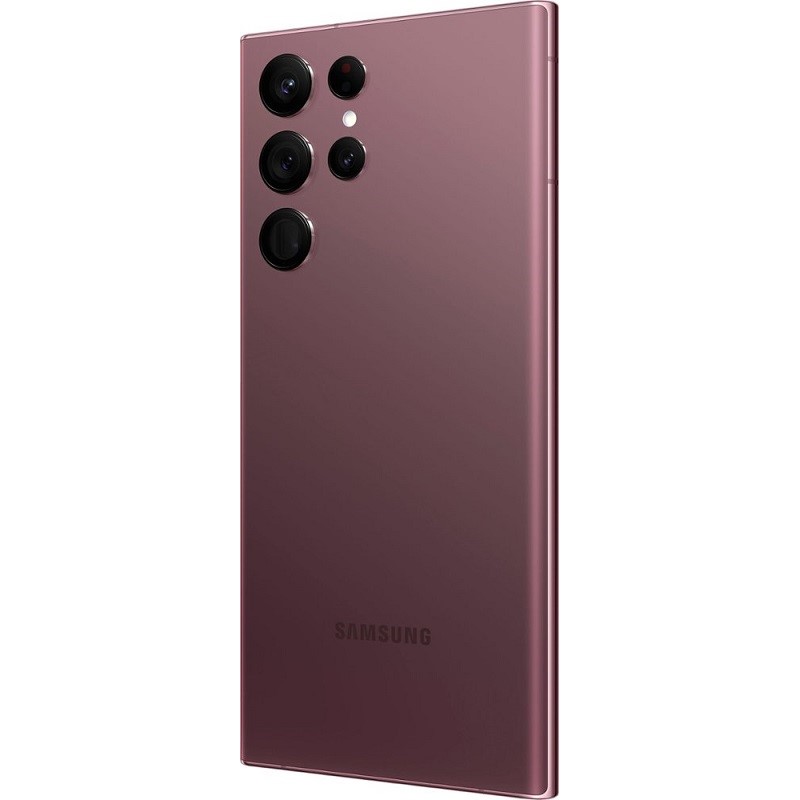 Samsung S22 Ultra 128GB Borgoña Reacondicionado Grado A + Bastón Bluetooth