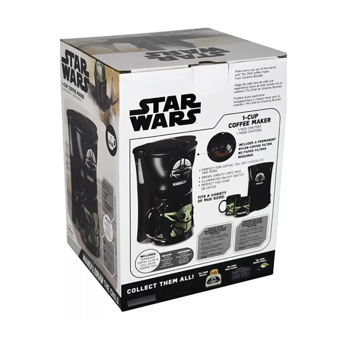 Cafetera Star Wars The Mandalorian Grogu Con Taza Incluida