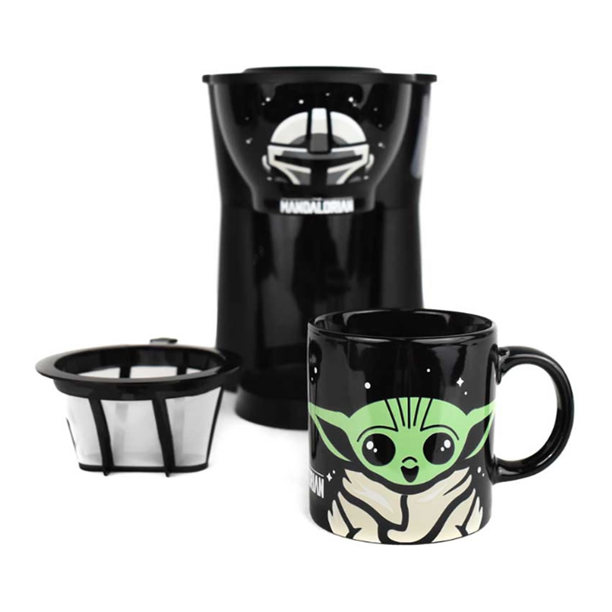 The Mandalorian and Grogu (Star Wars) Single Cup Coffee Maker with