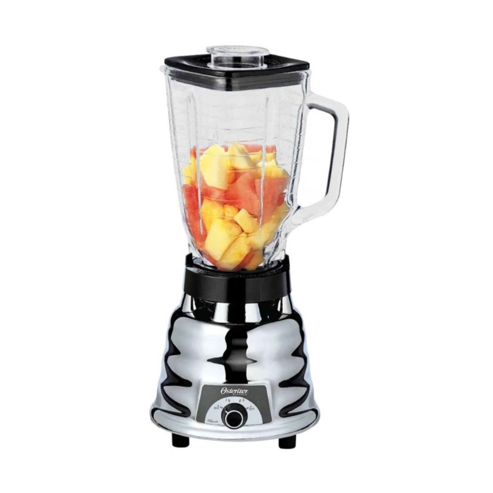 Licuadora Cromada de 2 Velocidades Vidrio Oster 450-20