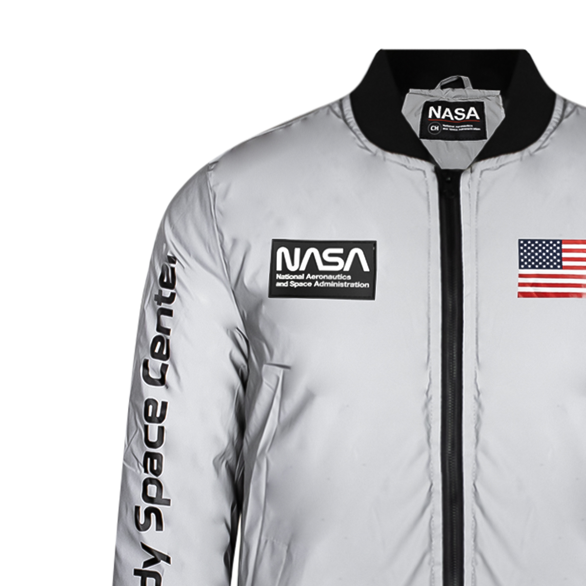 Chamarra Nasa Reflejante Para Caballero 100% Original