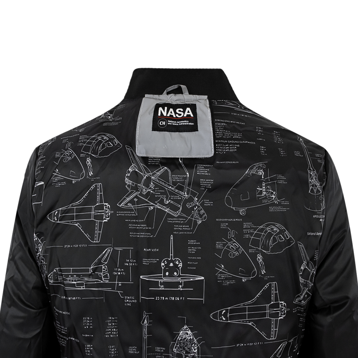 Chamarra Nasa Reflejante Para Caballero 100% Original