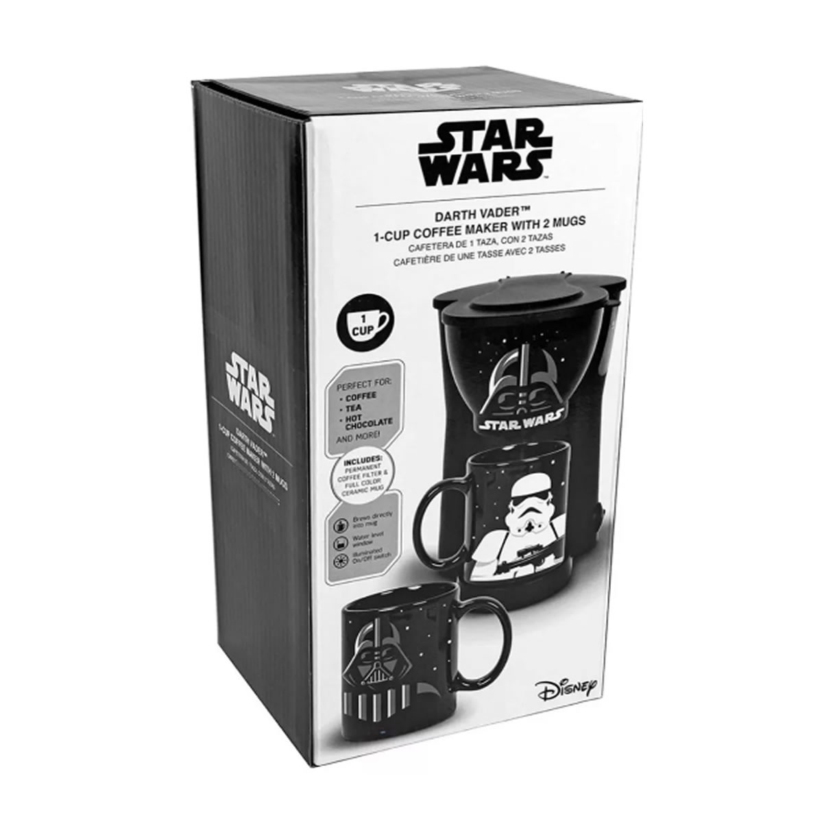 Cafetera Individual Star Wars Darth Vader Y Stormtrooper