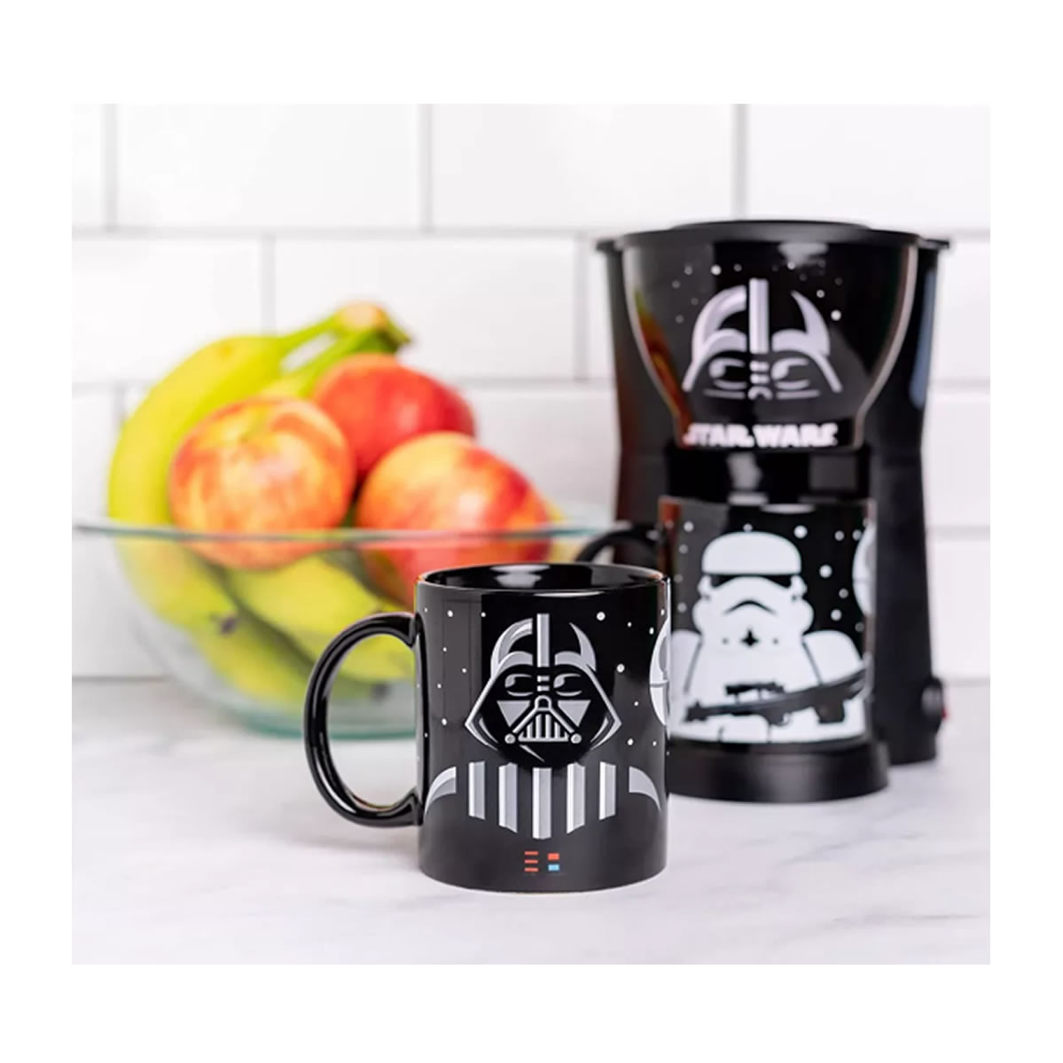 Cafetera Individual Star Wars Darth Vader Y Stormtrooper