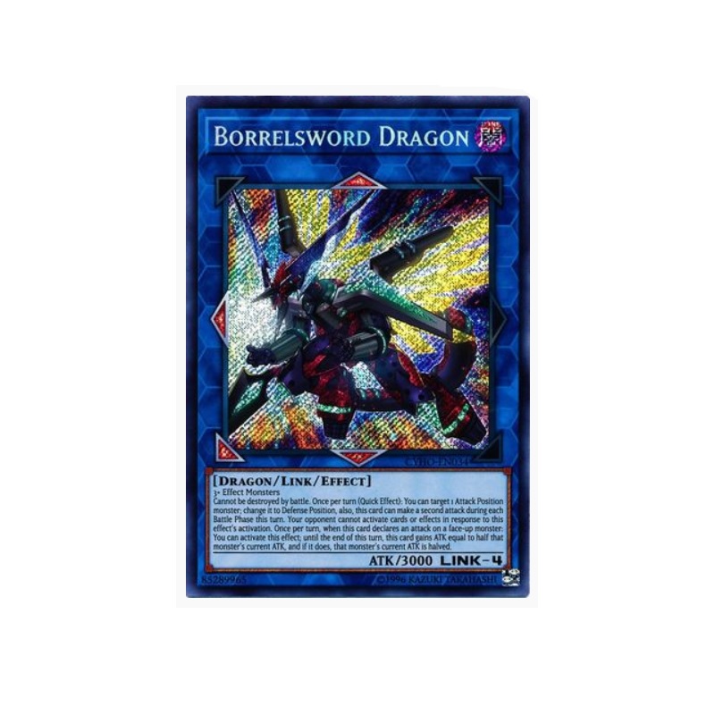 Yugioh Dragón Borrespada Secret Rare 1er Edición - Konami