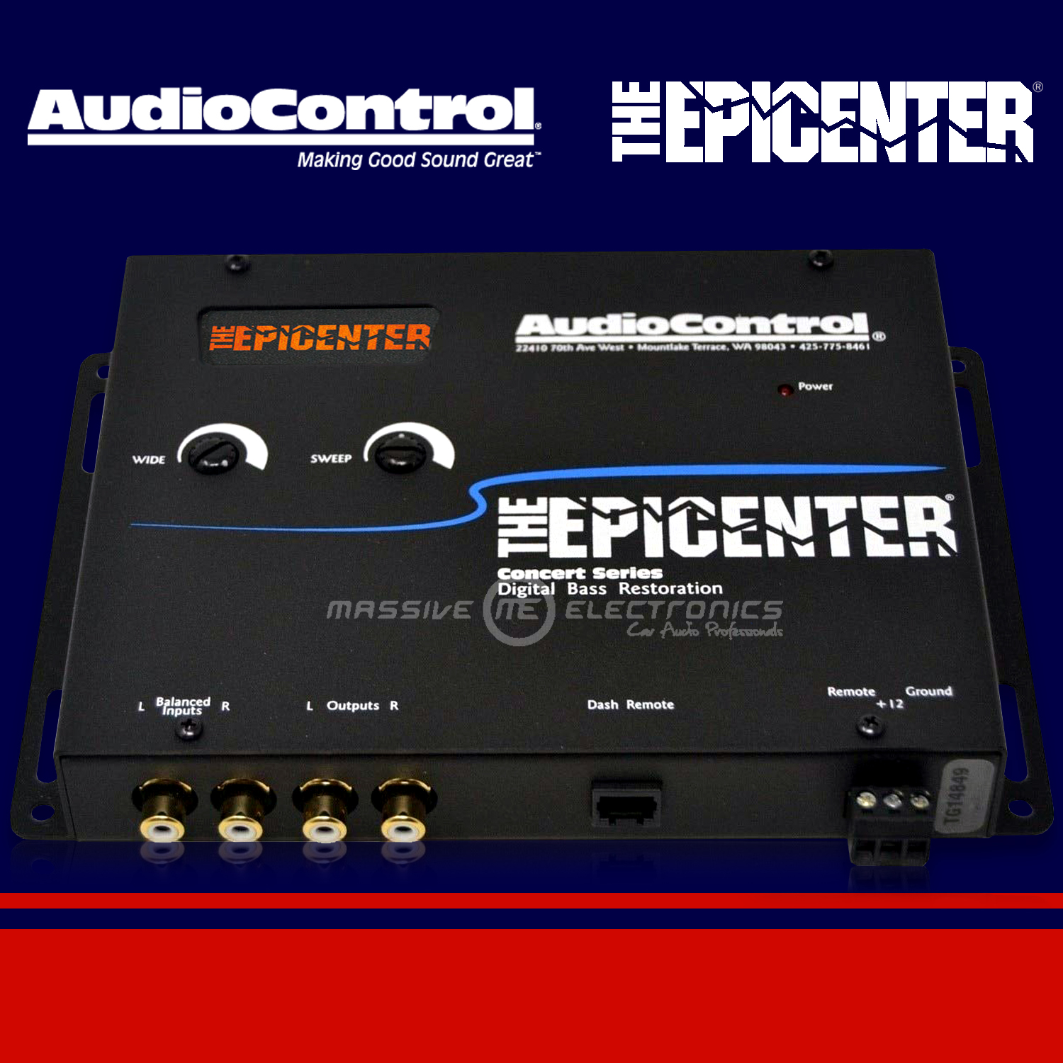 Epicentro Restaurador De Bajos Audiocontrol The Epicenter