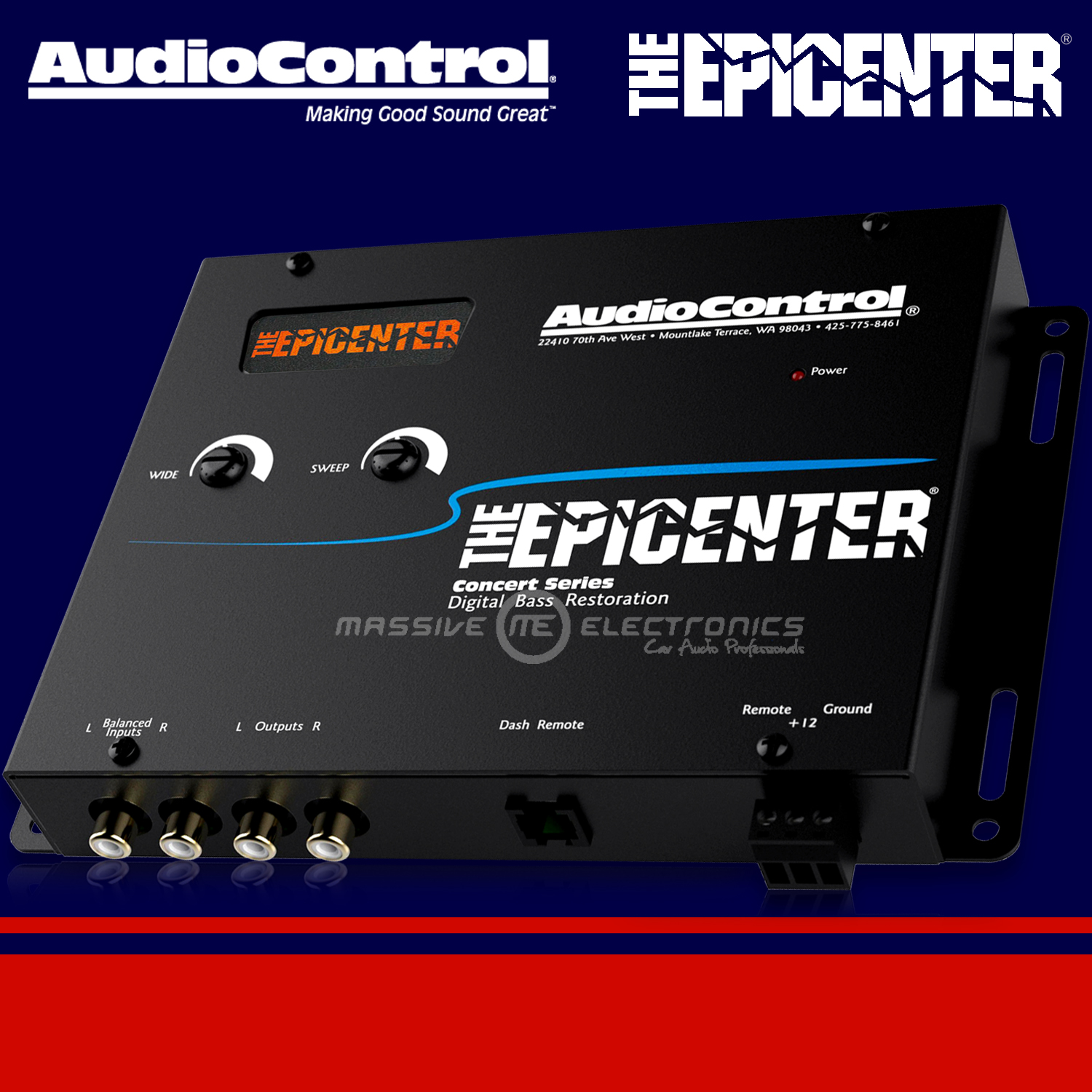 Epicentro Restaurador De Bajos Audiocontrol The Epicenter