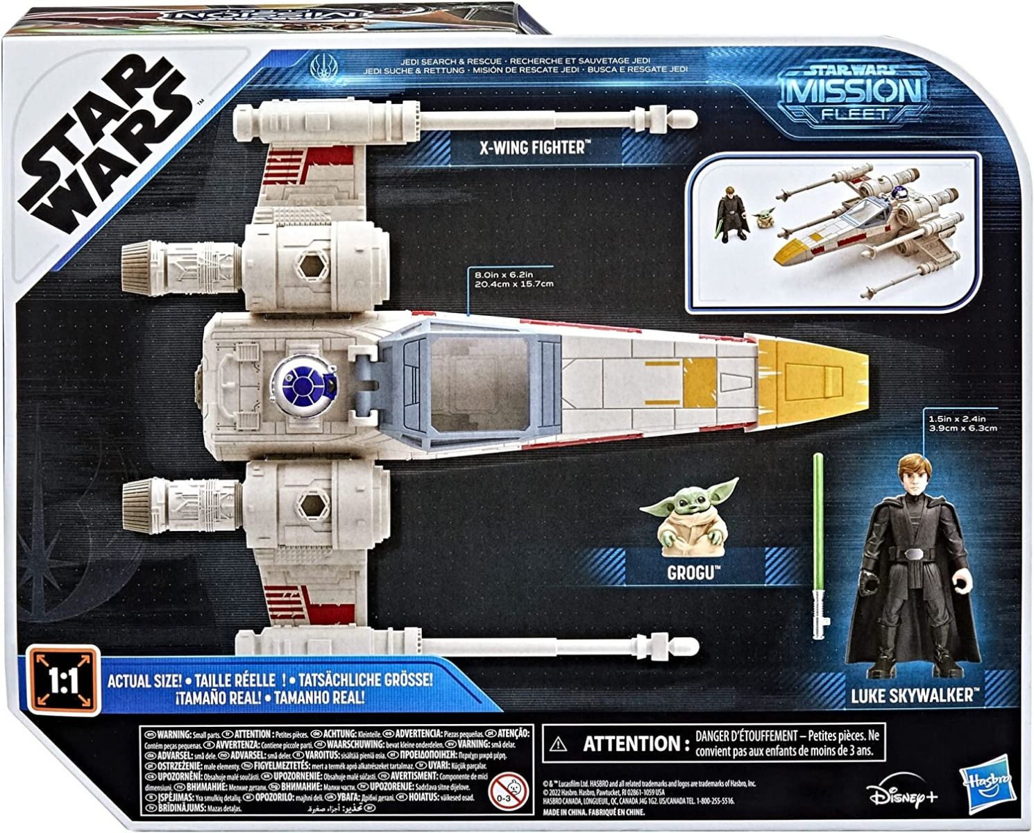 Nave Star Wars Mission Luke Skywalker  Grogu X-wing Fighter