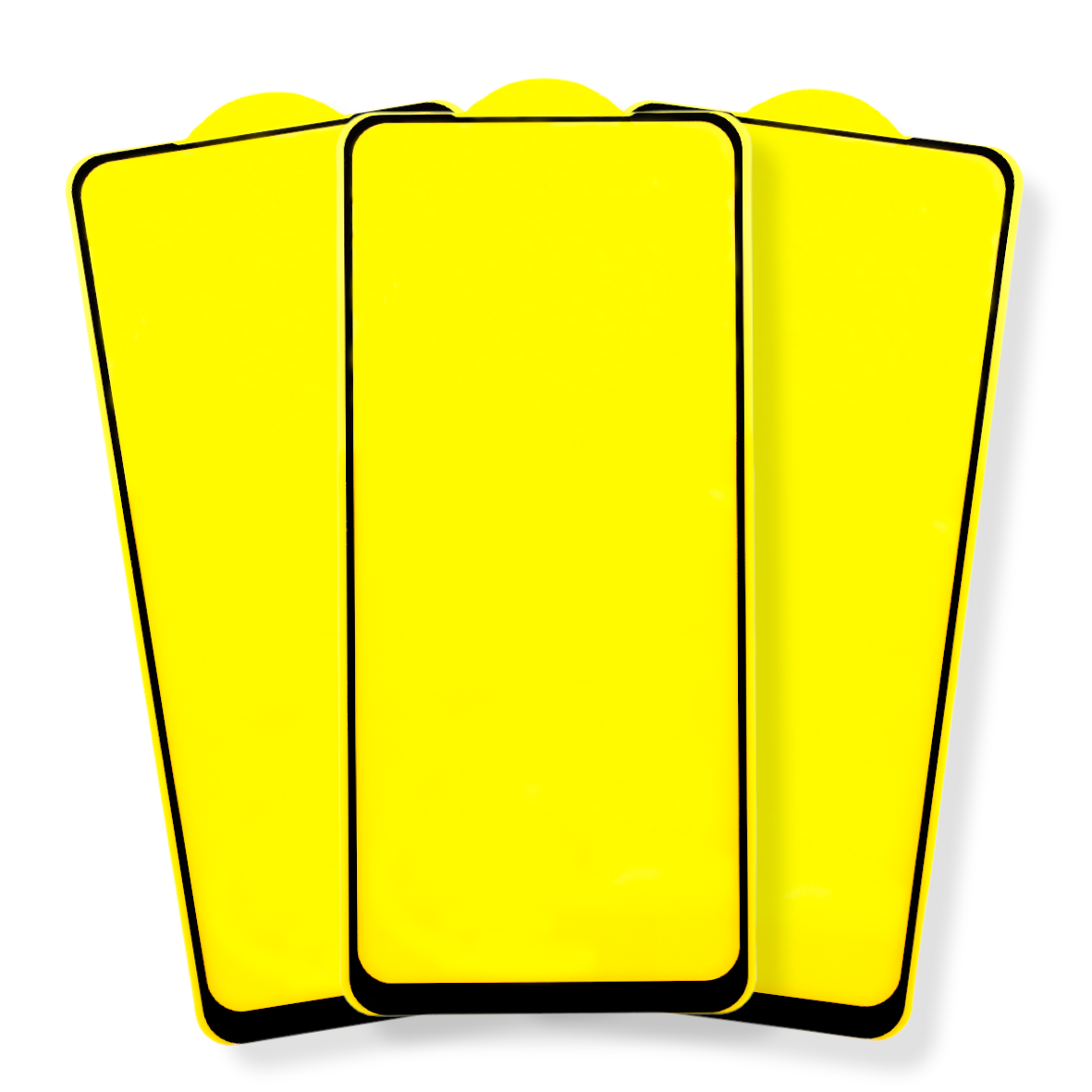 3x Mica Cristal 9D Protector de Pantalla para Motorola MOTO G41 | MOTO G31 con Marco Color Negro
