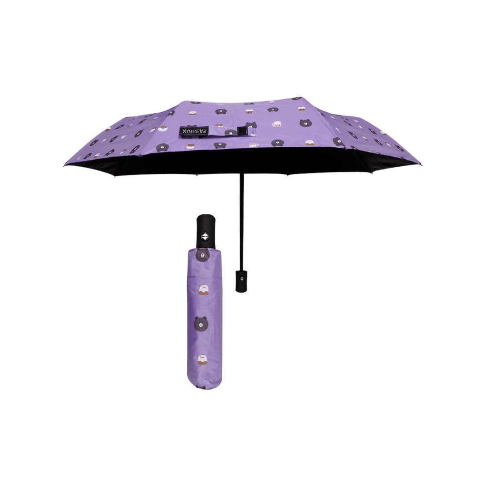 Paraguas de bolsillo Reforzado, Resistente a Vientos y Lluvias Fuertes, Mango Ergonómico y automático con funda incluida y Fácil de Transportar