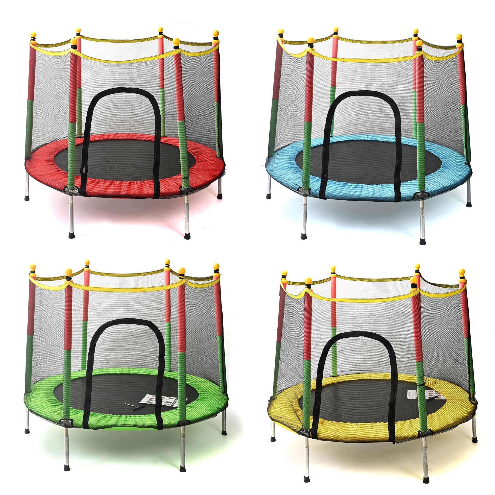 Brincolin Trampolin Infantil Reforzado Con Red De Seguridad