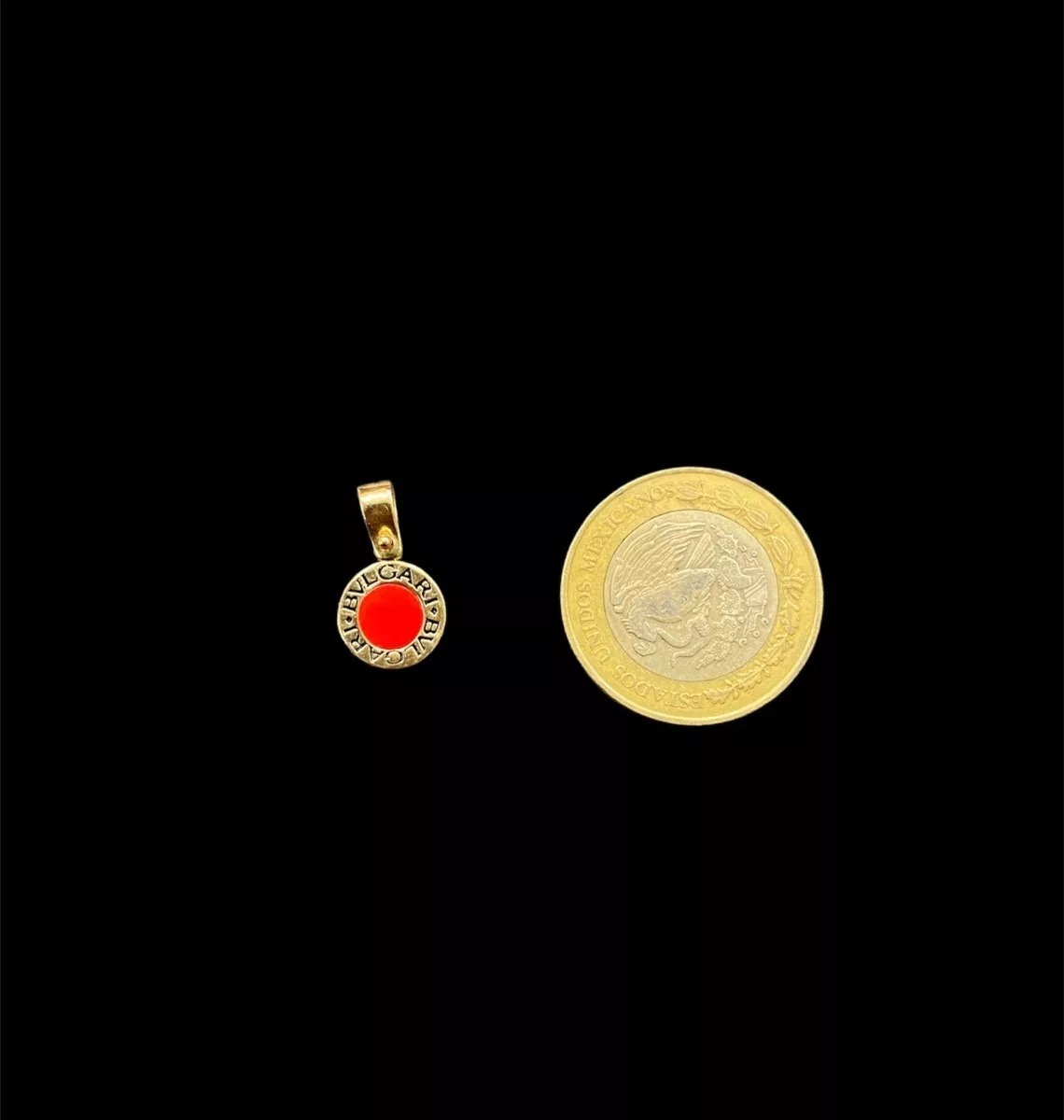 Hermoso Juego Tipo Bvlgari Con Fondo Rojo 14k + Regalo