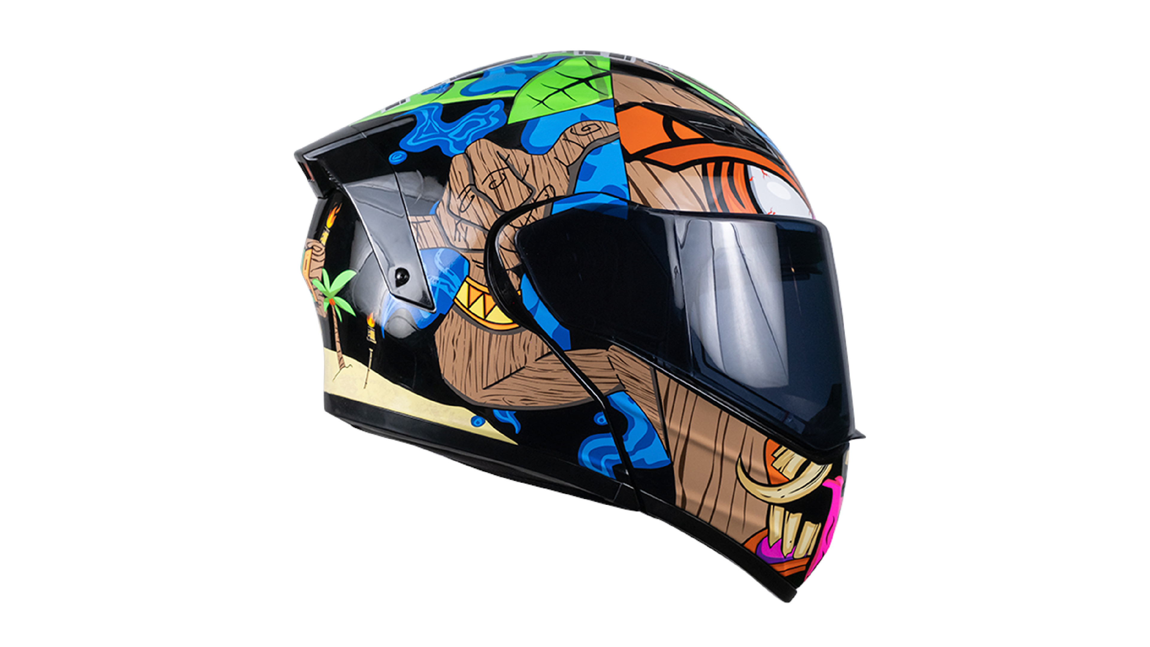 Casco KOV Haka Estelar ABATIBLE para Moto Certificado Dot