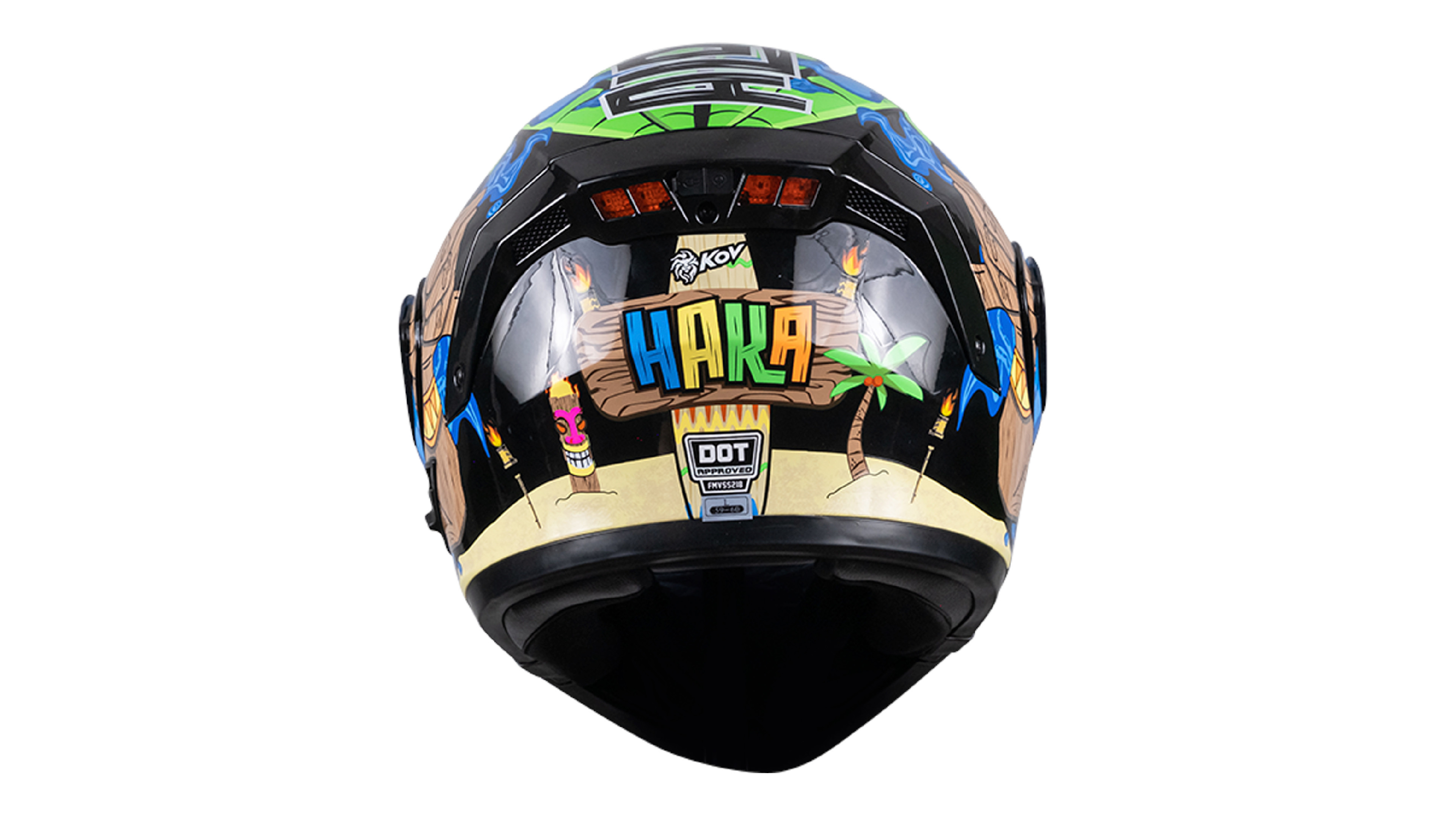 Casco KOV Haka Estelar ABATIBLE para Moto Certificado Dot