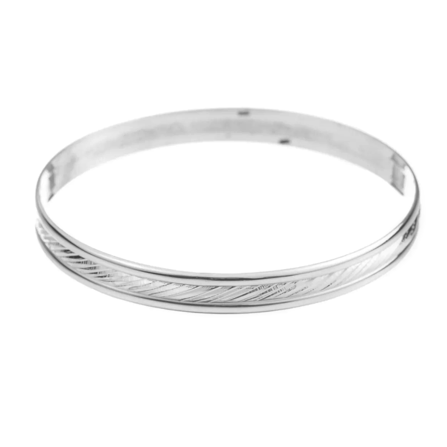 Pulsera fin de semana juego de 3 piezas de combinación lisa y diamantada elaboradas en plata ley .925