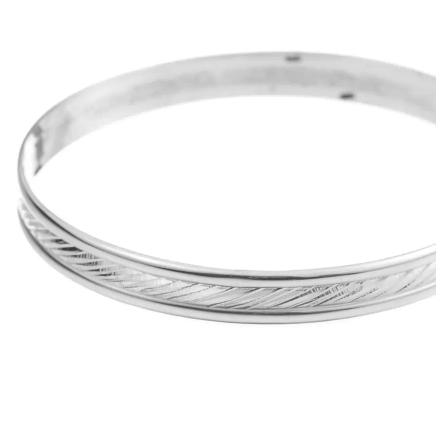 Pulsera fin de semana juego de 3 piezas de combinación lisa y diamantada elaboradas en plata ley .925