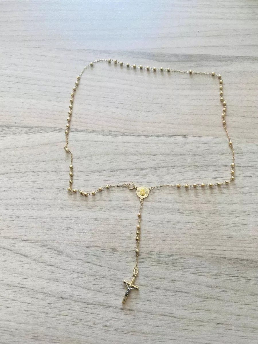 Hermoso Rosario En Oro De 10 Kilates + Regalo