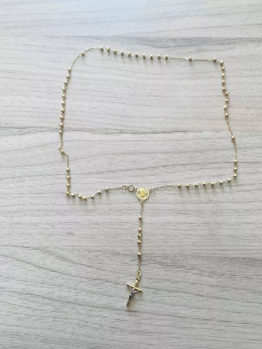 Hermoso Rosario En Oro De 10 Kilates + Regalo
