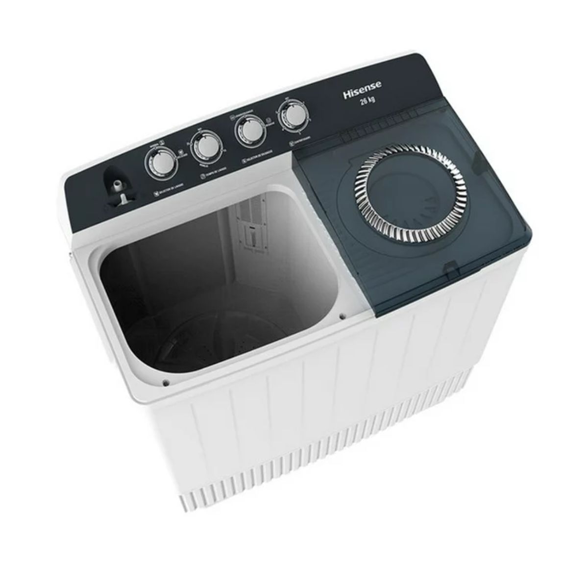 Lavadora Semiautomática de doble tina Hisense WSA2601P 26kg 127 V