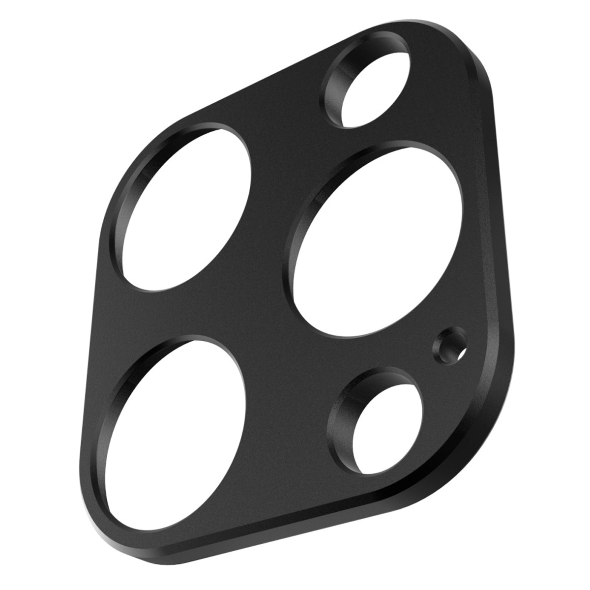 Protector de lente de aluminio para iphone 3 lentes