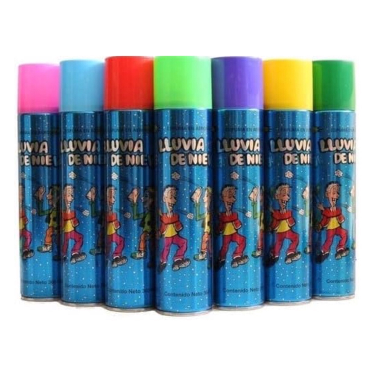 24 Espumas Lluvia De Nieve 260ml Espuma De Diversión Fiesta