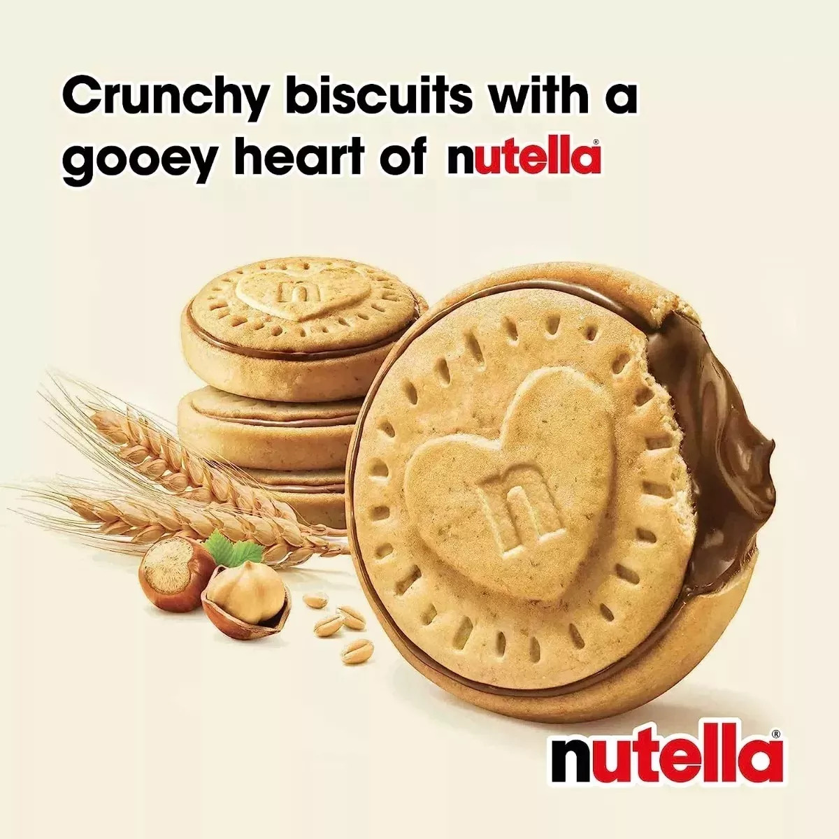 Pack De 2 Nutella Biscuits Bolsas De 304g C/u .