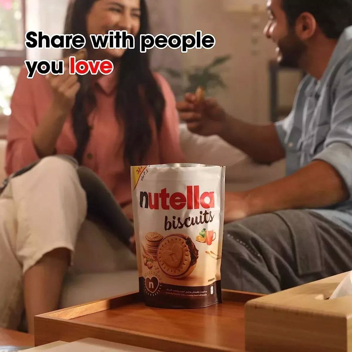 Pack De 2 Nutella Biscuits Bolsas De 304g C/u .