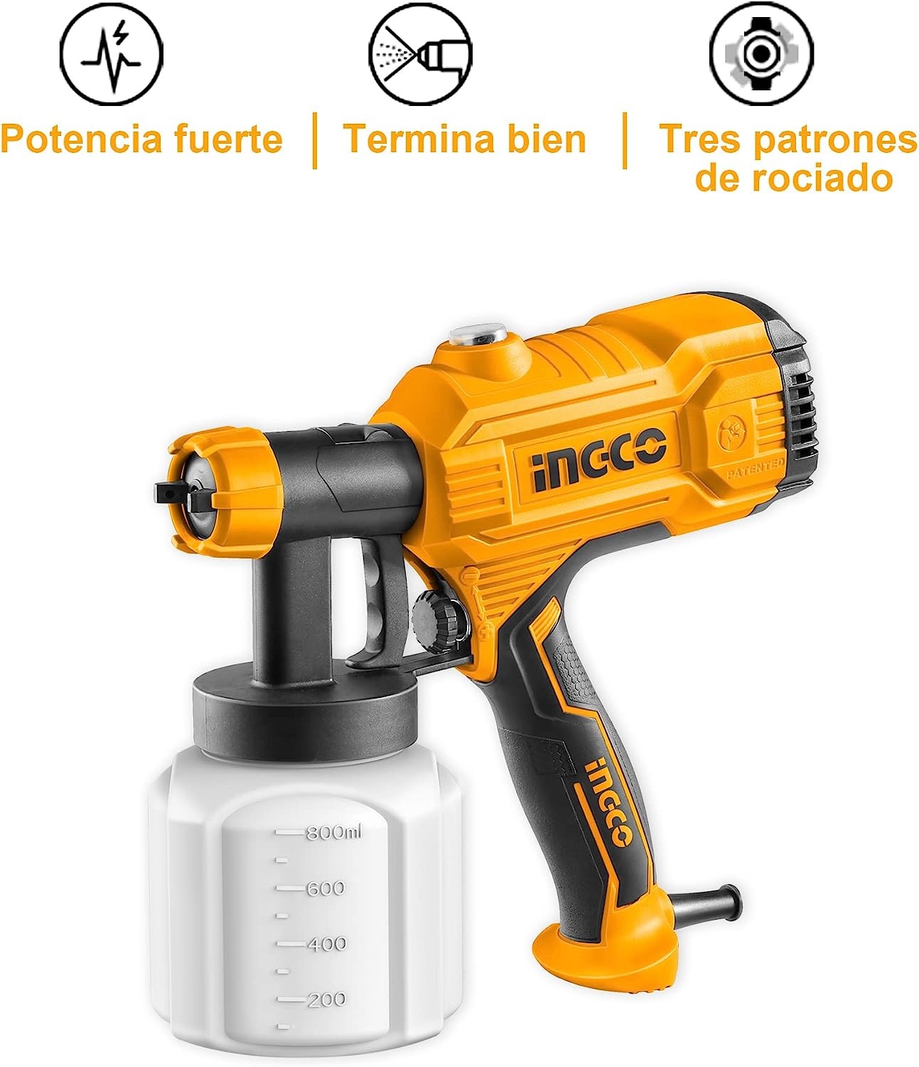 Pistola Para Pintar Electrica, Ingco, 450w