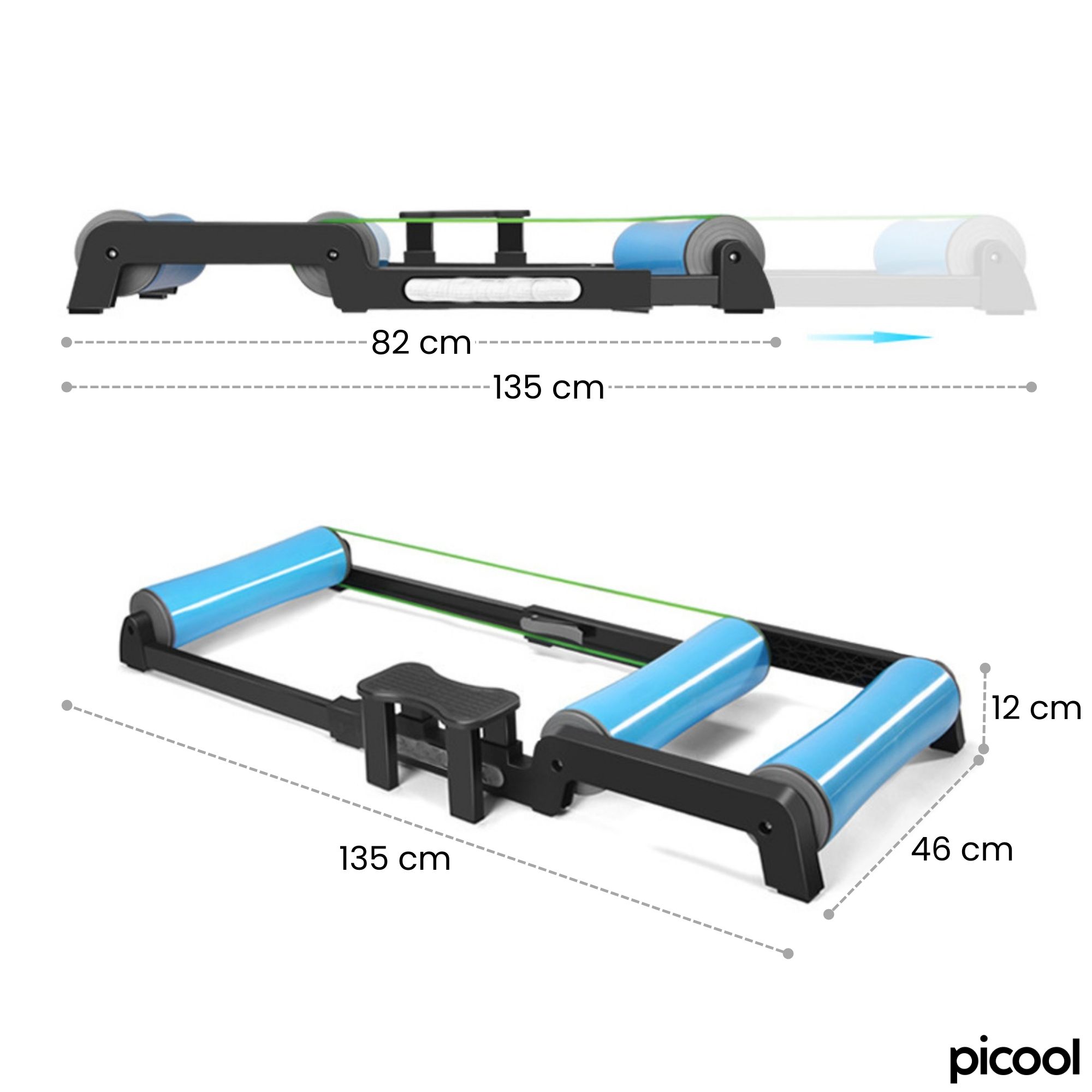 Rodillo Entrenador para Bicicleta Ejercicio En Casa